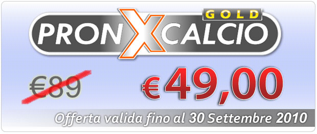 offerta PronXcalcio Gold